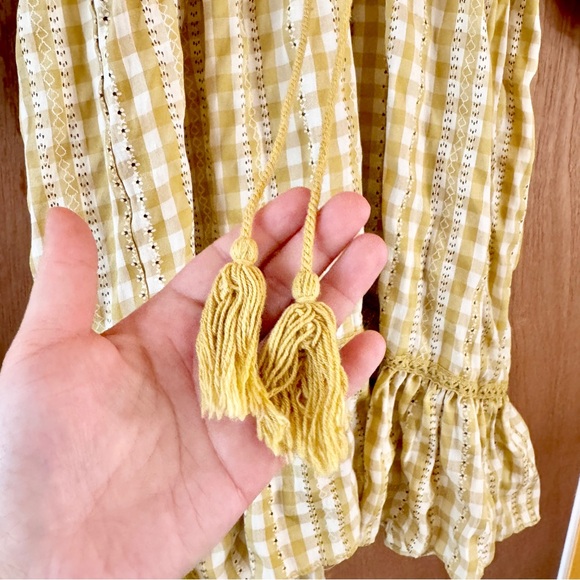 Max Studio Yellow Plaid Mini Dress - Picture 9 of 12